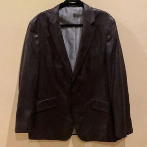 Men's Andrew Fezza Blazer Baxter Faux Suede Black